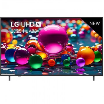 LG Smart Τηλεόραση 75" 4K UHD LED AI UA75 HDR (2025) 75UA75006LA